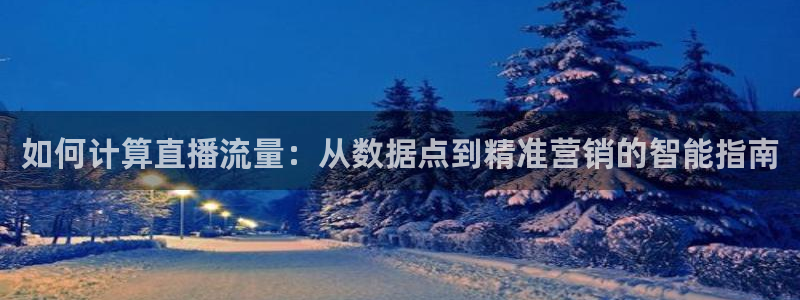 蜘蛛体育直播在线直播：如何计算直播流量：从数据点到精准营销的智能指南